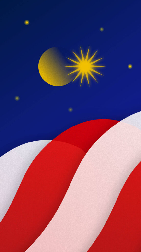 Free Malaysia Flag Galaxy Wallpaper